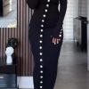 Ladies Lapel Breasted Slim Fit Casual Dress
