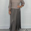 Ladies Round Neck Patchwork Casual Dress