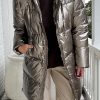 Women's Hooded Zippered Cotton Jacket
